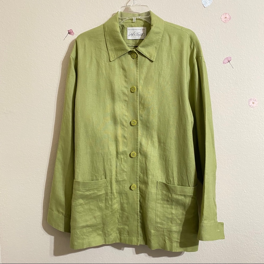 Lord & Taylor - Linen Shacket